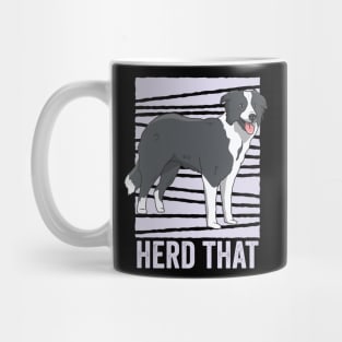 Funny Border Collie Dog Herd That Mug